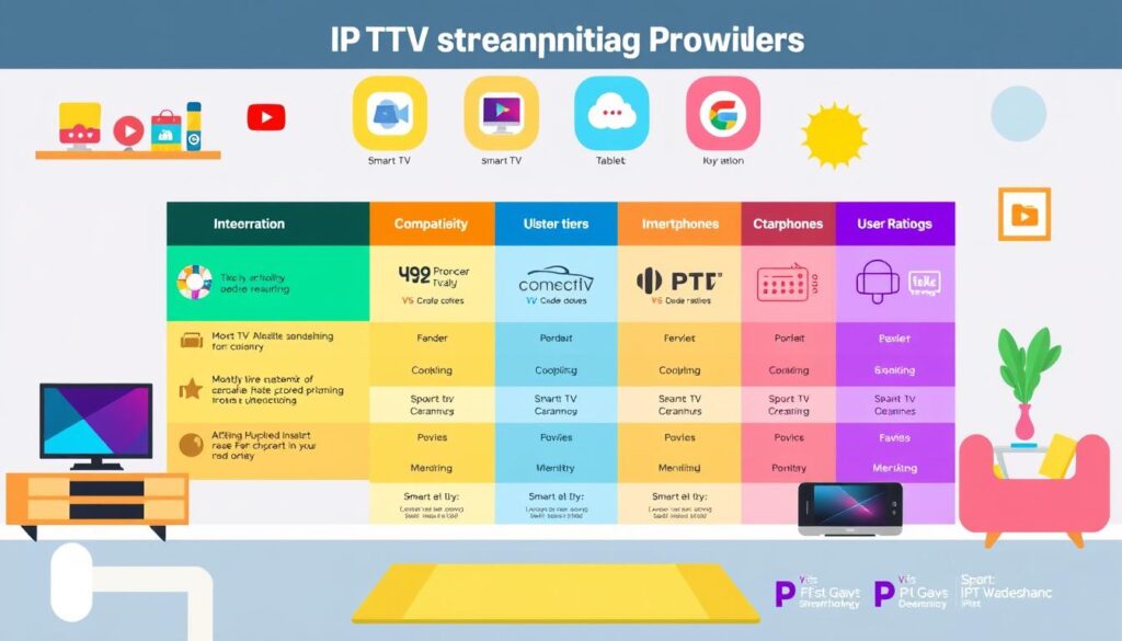 IPTV Streaming Providers Comparison