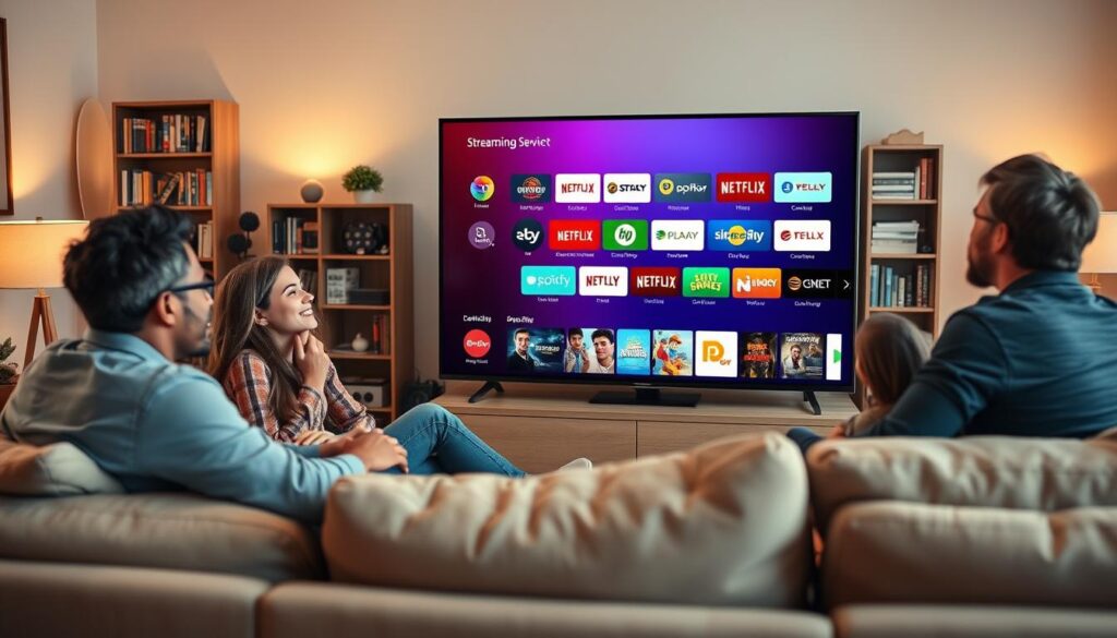 streaming service selection